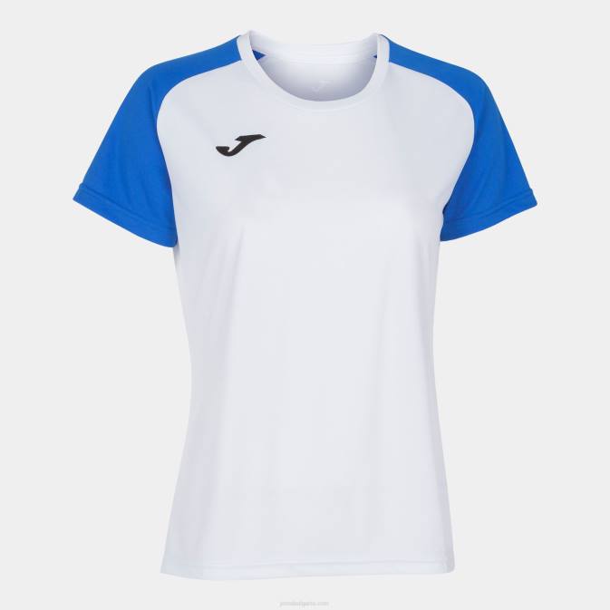 Жени Joma бяло кралско синьо риза академия с къс ръкав iv 24X83951