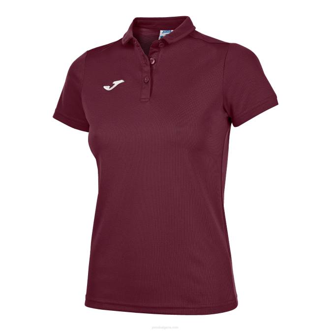 Жени Joma бордо поло тениска с къс ръкав хоби 24X81794