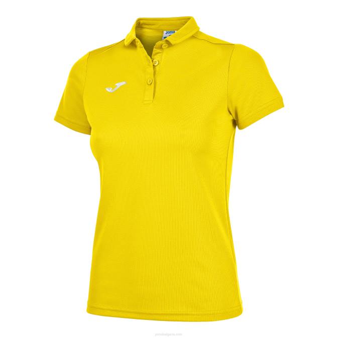 Жени Joma жълто поло тениска с къс ръкав хоби 24X83635