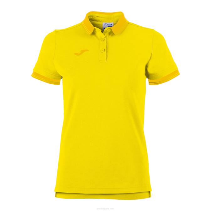 Жени Joma жълто поло тениска с къс ръкав bali ii 24X81786