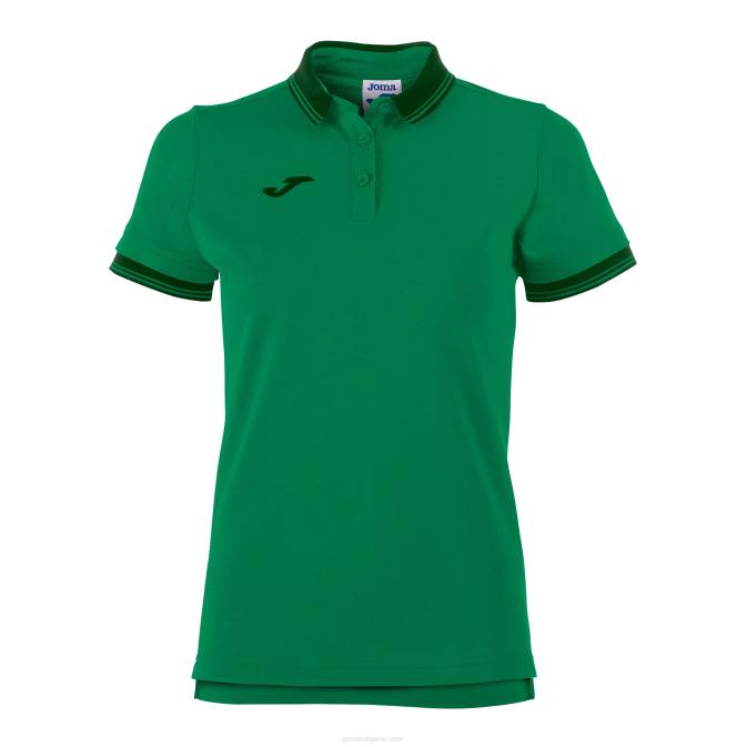 Жени Joma зелено поло тениска с къс ръкав bali ii 24X81788