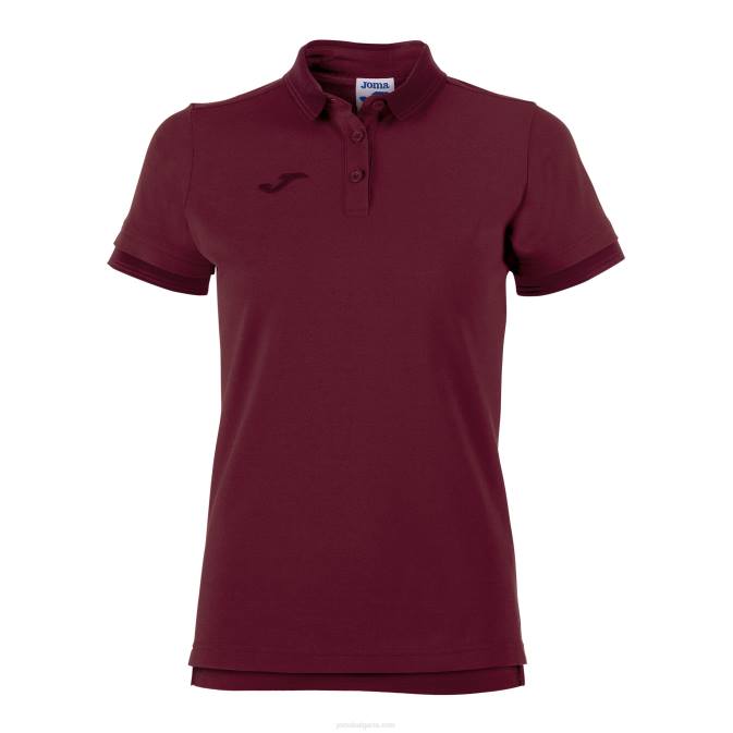 Жени Joma бордо поло тениска с къс ръкав bali ii 24X82344