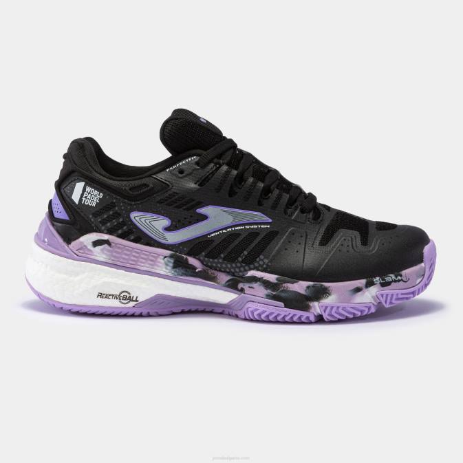 Жени Joma черно лилаво обувки t.slam 23 глина 24X81566
