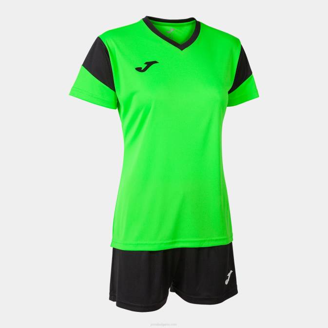Жени Joma флуоресцентно зелено черно комплект феникс 24X82296