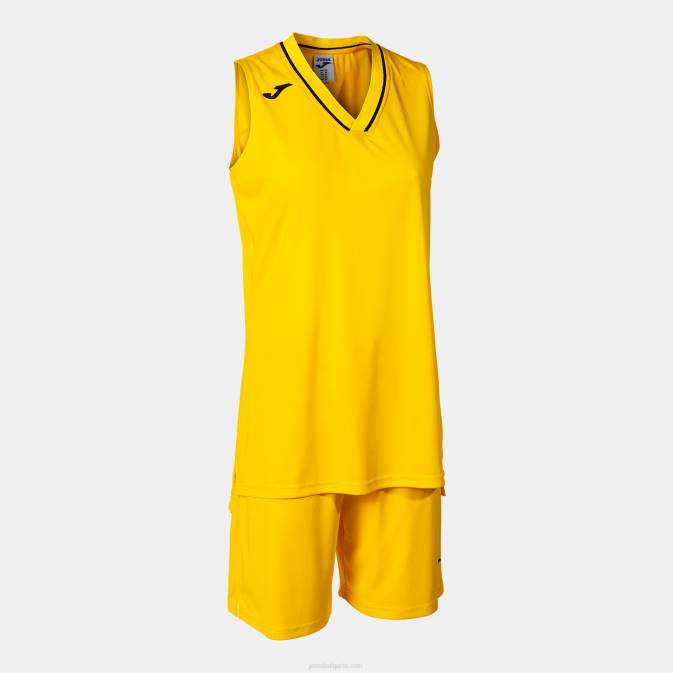 Жени Joma жълто черно комплект атланта 24X82516