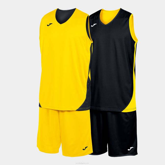 Joma жълто черно комплект канзас 24X82533