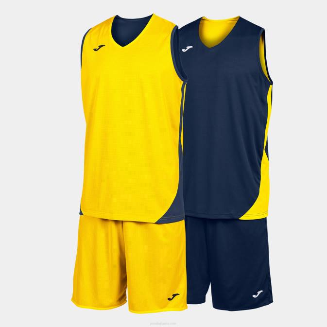 Joma морско синьо жълто комплект канзас 24X8716