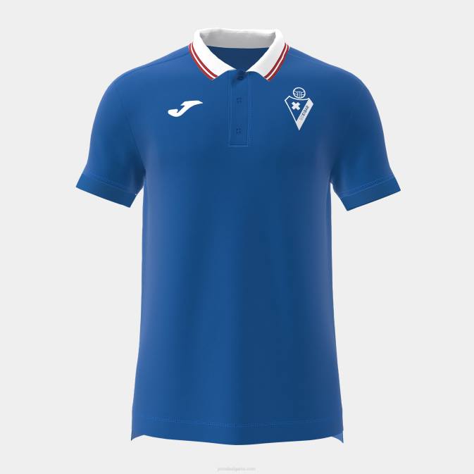Joma кралско синьо поло тениска с къс ръкав свободно време eibar 22/23 24X8367