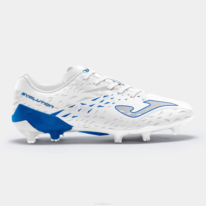 Joma бяло кралско синьо футболни обувки evolution cup 23 твърда земя fg 24X8197