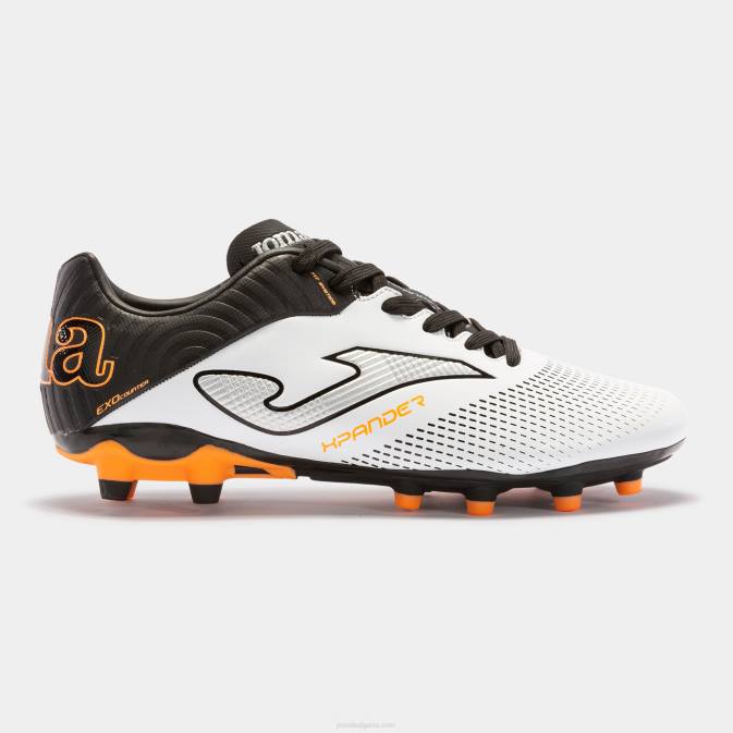 Joma бял черен футболни обувки xpander 23 твърда земя fg 24X848