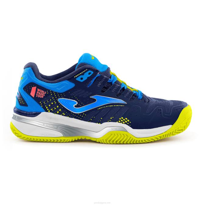 Joma морско синьо кралско синьо обувки slam jr 23 clay junior 24X82726