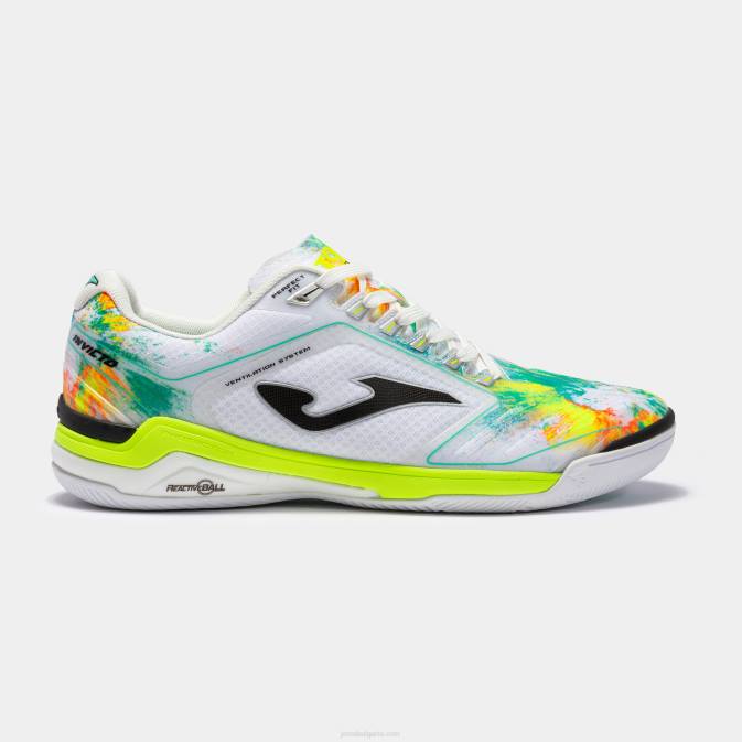 Joma бяло обувки за футзал invicto 22 за закрито 24X81201