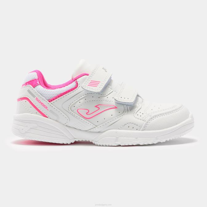 Joma бяла фуксия ежедневни обувки училище 21 junior 24X82774