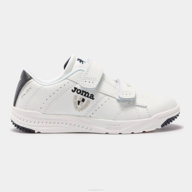 Joma бяло морско синьо ежедневни обувки play 21 junior 24X84098