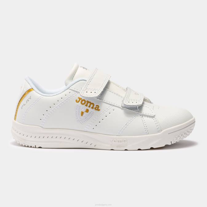 Joma бяло злато ежедневни обувки play 22 junior 24X82714