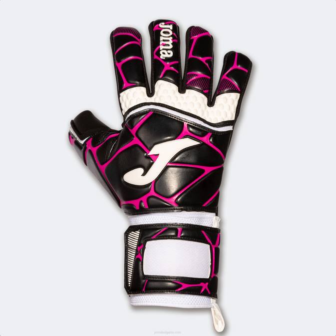 Joma черна фуксия футболни вратарски ръкавици gk-pro 24X83883