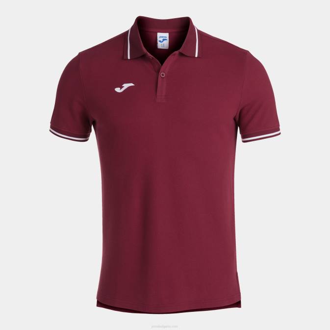 мъже Joma бордо поло тениска с къс ръкав confort ii 24X84502