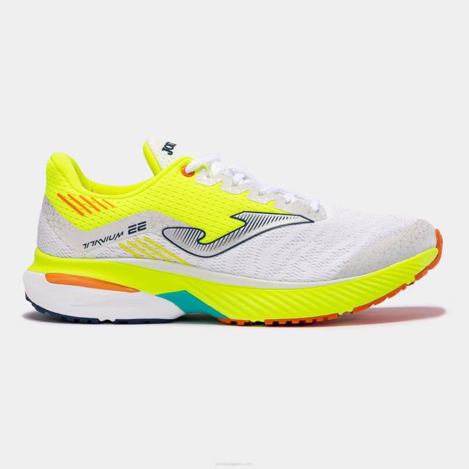 мъже Joma бяло флуоресцентно жълто маратонки титан 23 24X8857