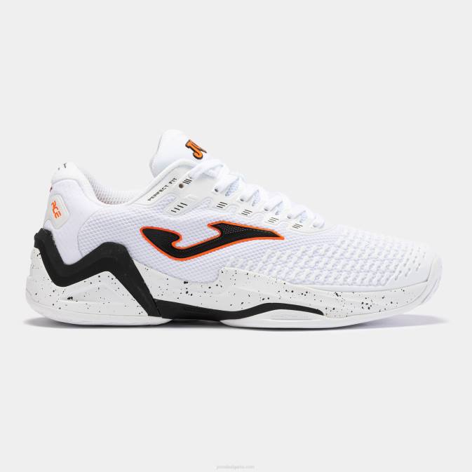 мъже Joma бял черен обувки t.ace 23 твърд корт 24X81389