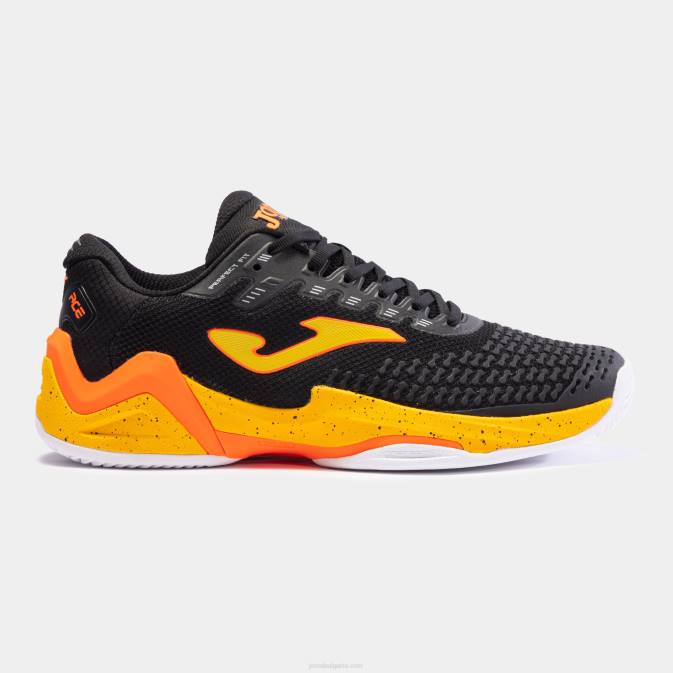 мъже Joma черен портокал обувки t.ace 23 глина 24X8322