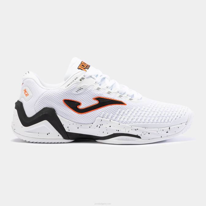 мъже Joma бял черен обувки t.ace 23 глина 24X840