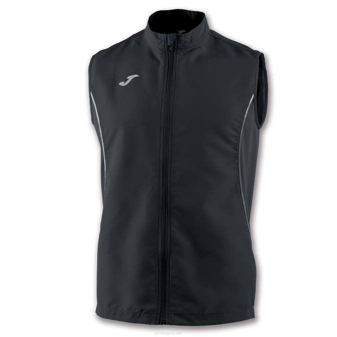 мъже Joma черен gilet record ii 24X81424