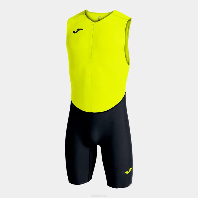 мъже Joma флуоресцентно жълто черно спортен гащеризон olimpia ii 24X83000