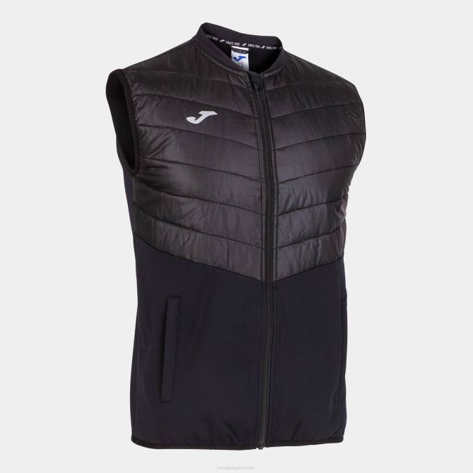 мъже Joma черен подплатена жилетка r-combi 24X84740